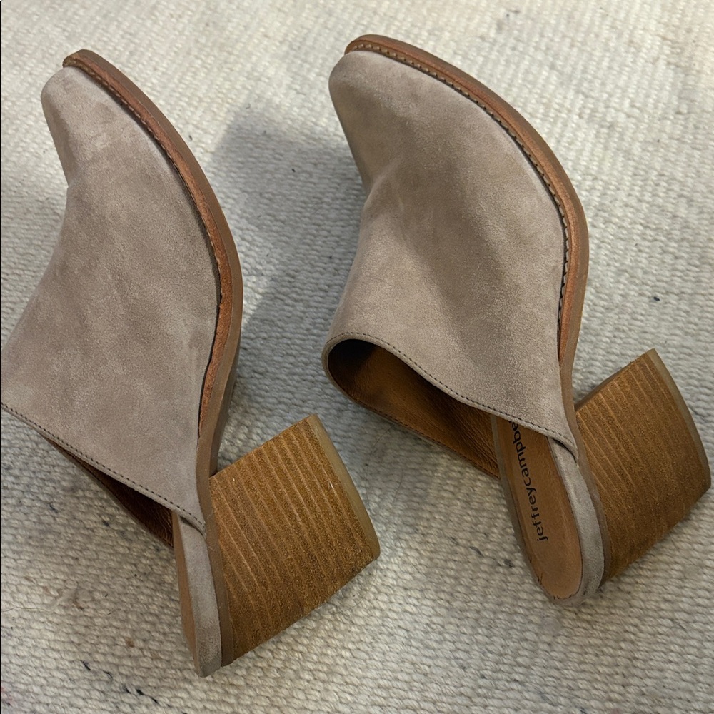 Jeffrey Campbell Tan Heeled Boots - Picture 7 of 8